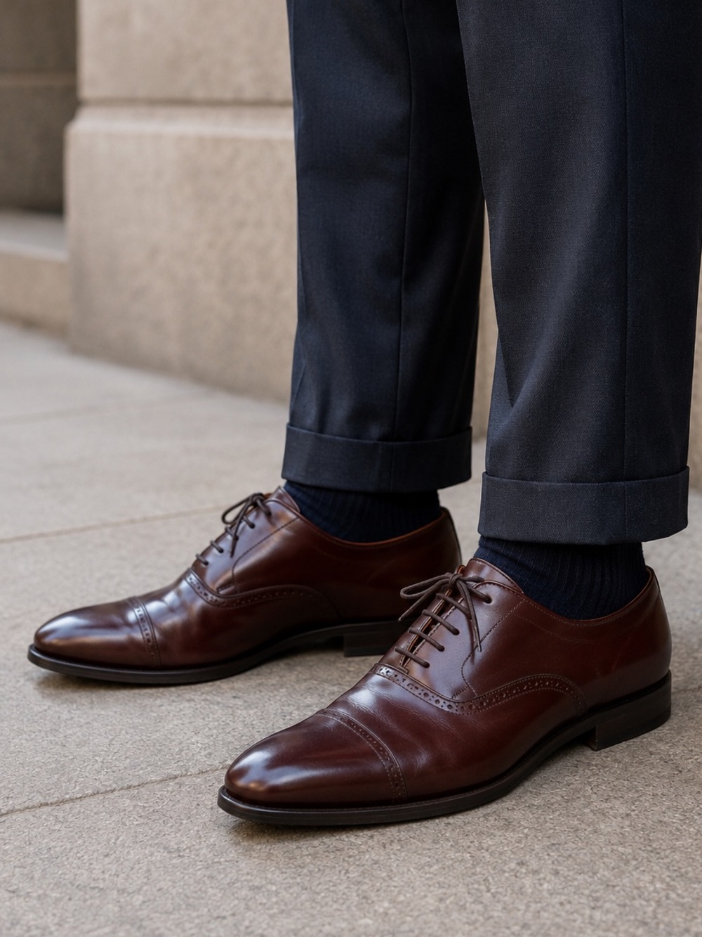 Allen Edmonds Baroque oxfords in great condition size 10.5